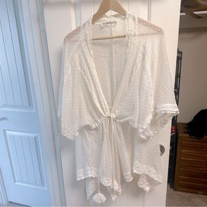 Abercrombie and Fitch White Beach Coverup Dress